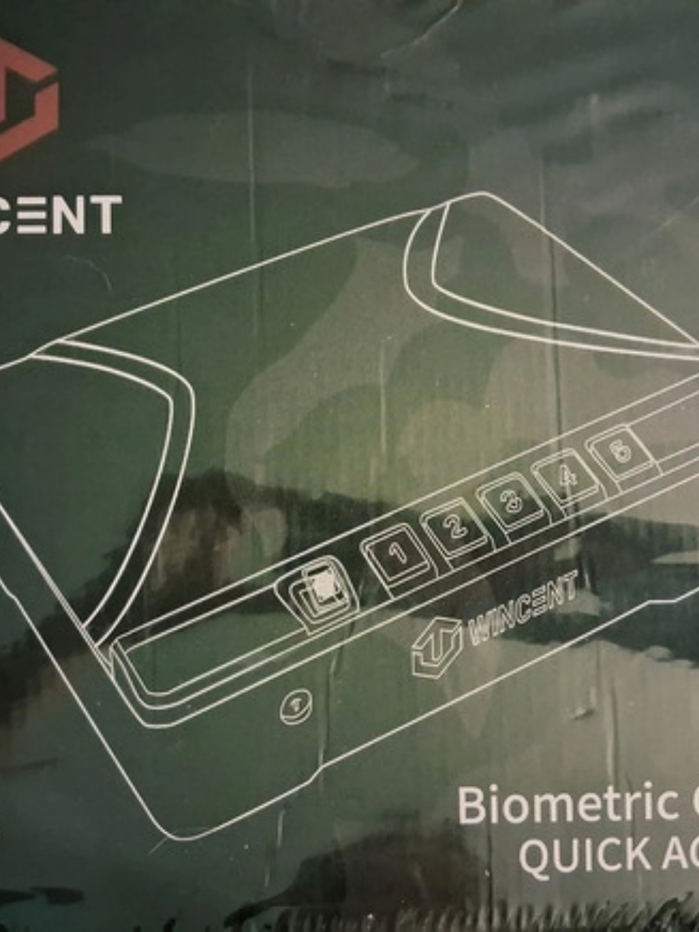 WINCENT TT2 Biometric Gun Safe Black NWT